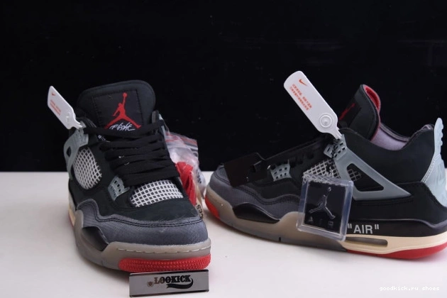4 Off White Jordan x Bred CV9388-001 Retro Air 0820